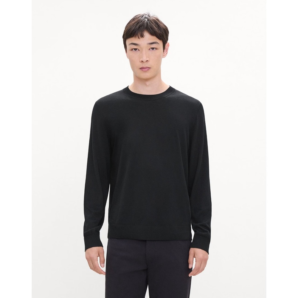 Theory Men's Regal Merino Wool Classic Pullover Crew Neck Sweater Size Large